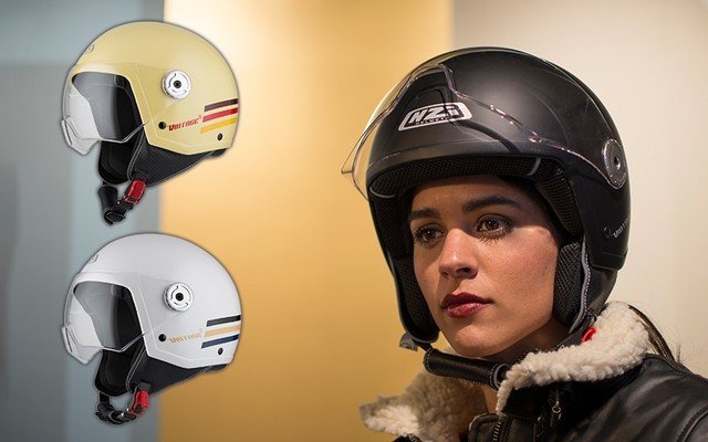 Casco NZI Vintage 3 Blanco Talla XS 54cm Comercial Casco NZI Vintage 3 Blanco Talla XS 54cm Comercial