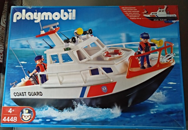 lancha motora de playmobil