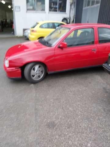 OPEL Adam puerta lateral conductores O//S Ala Cubierta De Espejo Carcasa Pintado Amarillo