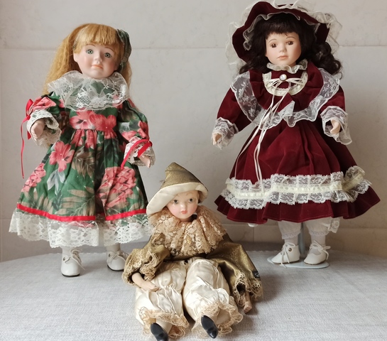 coleccion muñecas porcelana