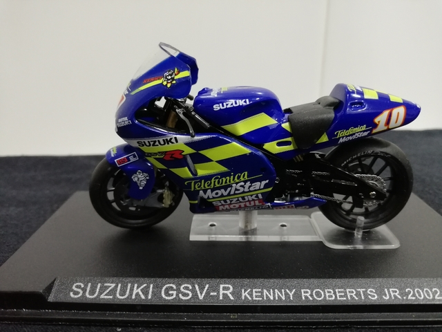 Suzuki GSX-R 1000 azul escala 1:24 moto modelo de los atlas-Cast