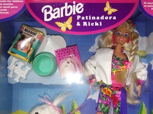 muñeca patinadora años 90