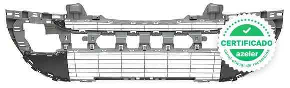 Rejilla ventilacion parachoques delantero de plata para peugeot 7414vh