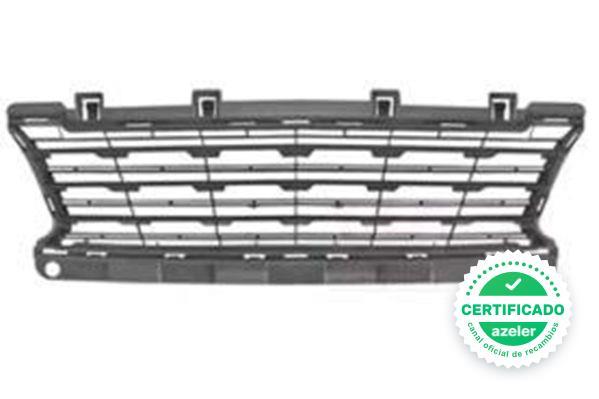 Rejilla ventilacion parachoques delantero de plata para peugeot 7414vh