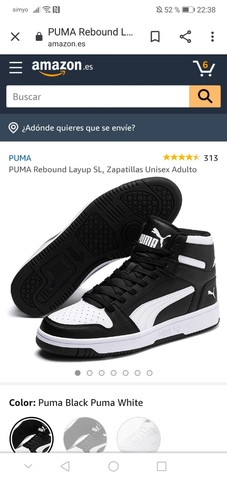 tenis puma black