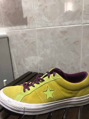 converse one star amarillas