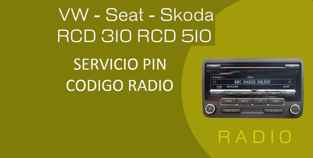 Otros Vw Seat Skoda Mfd2 Radio De Navegacion Decodificar Desbloquear Markline