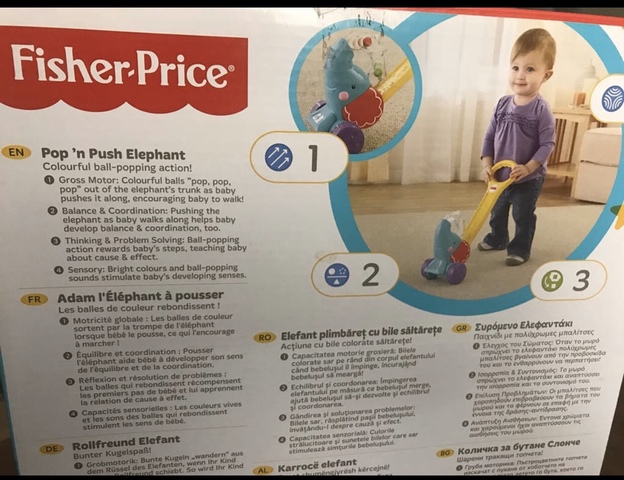 correpasillos elefante fisher price