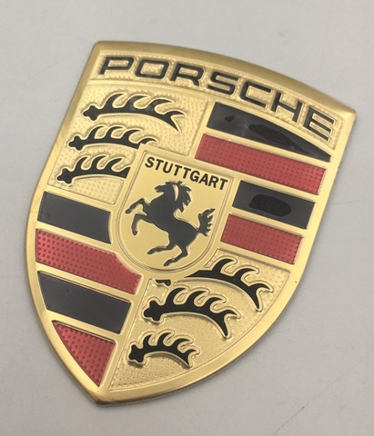 Para Porsche 996 carrera 4s plata//gris en letras emblema nuevo