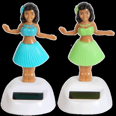 muñeca hawaiana salpicadero coche