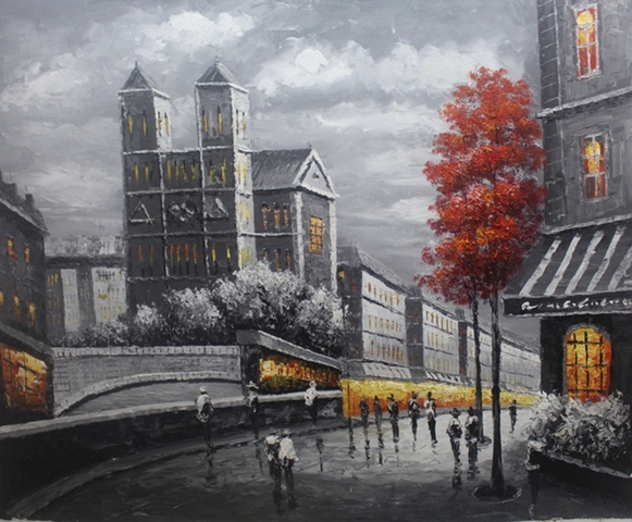 Mil Anuncios Com Cuadros Al Oleo Paris Blanco Y Negro