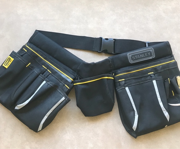 RESISTENTE Cintur/ón portaherramientas 2 Extra Grande Bolsa 20 bolsillo Martillo Bucle U/ñas SUJECI/ÓN PARA ESPALDA