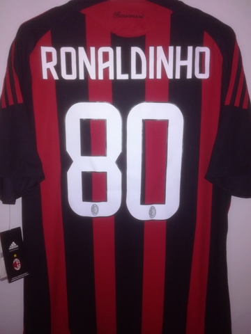 camiseta ronaldinho milan