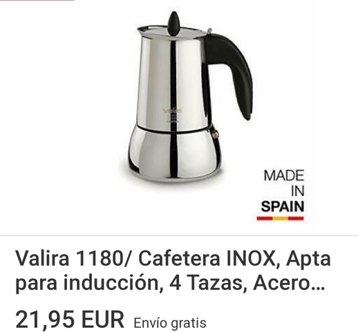 Cafetera Valira de segunda mano | Solo quedan 4 al 70% Cafetera Valira de segunda mano | Solo quedan 4 al 70%
