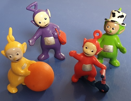 muñecos de los teletubbies