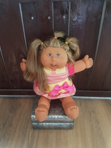 muñeca cabbage patch negrita