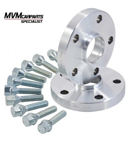 E61 Pernos Para Bmw Serie 5 2 Separadores De Rueda Kit de 20mm 03-10 5x120 Espaciador 72.6