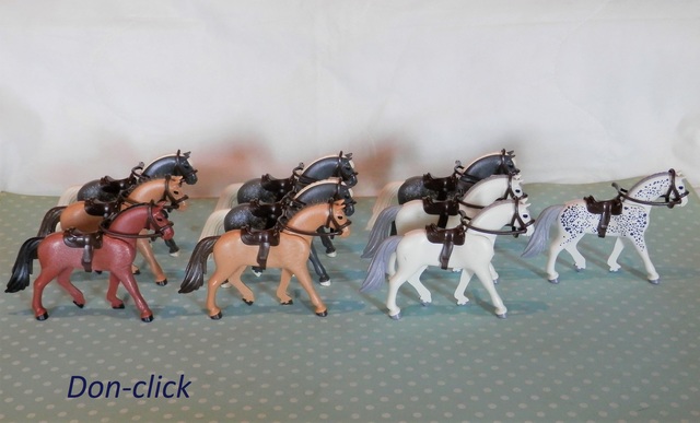 caballos playmobil sueltos