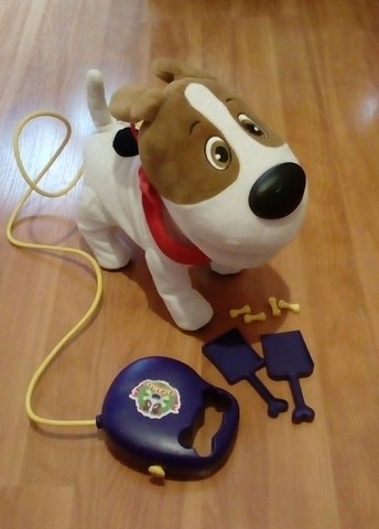 juguete perro que hace popo
