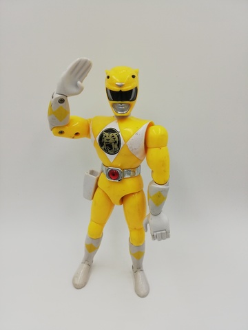 power ranger cabeza giratoria