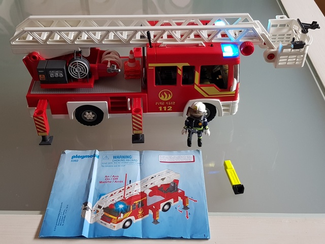 camion bomberos playmobil 5363