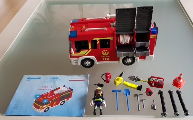 camion bomberos playmobil 5363