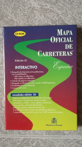 mapa oficial de carreteras interactivo MIL ANUNCIOS.  Mapa oficial de carreteras de 1997 en CD