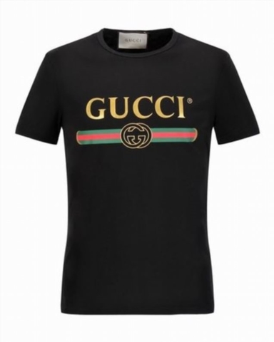 camiseta gucci negra hombre