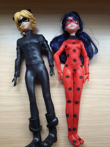 muñeca ladybug y cat noir