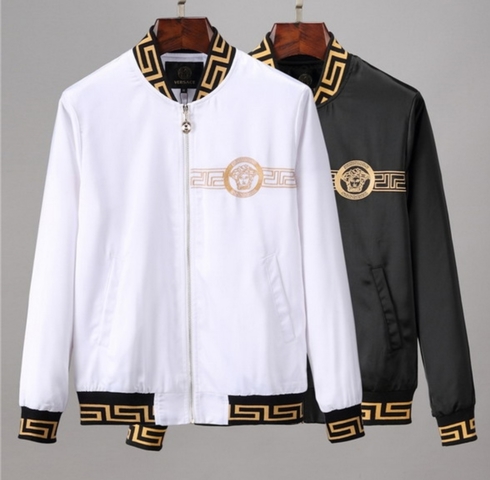 MILANUNCIOS | Abrigos para hombre versace de segunda mano Versace Chaqueta para hombre Multicolor blanco y negro