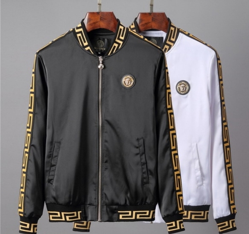 MILANUNCIOS | Abrigos para hombre versace de segunda mano Versace Chaqueta para hombre Multicolor blanco y negro