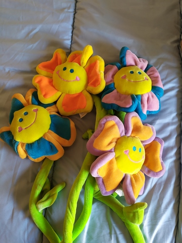 flores de peluche
