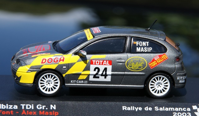 IXO ALTAYA 1//43 SEAT IBIZA JUNIOR GR.A DANI SOLA RALLY OURENSE 2000 GALICIA