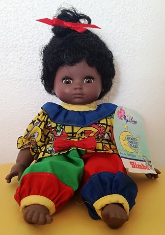 muñeca negrita antigua