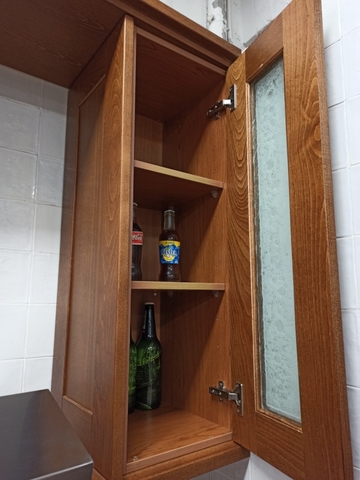 MIL ANUNCIOS.COM - Cocina de madera maciza color cerezo