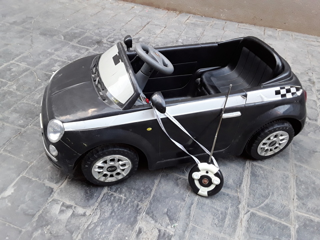 fiat 500 juguete bateria