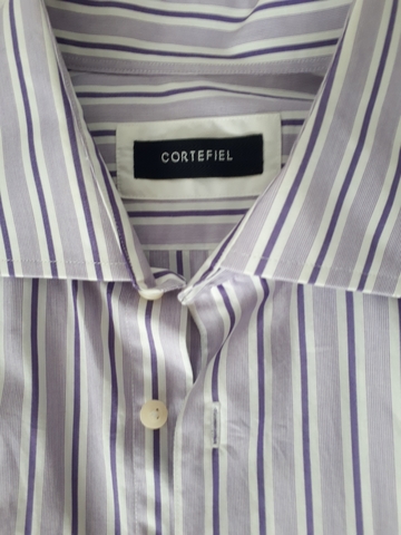 camisas blancas cortefiel