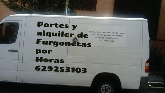 PORTES DESDE10 ALQUI FURGONET POR HORAS