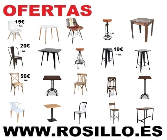 ROSILLO.ES   SILLAS MESAS TABURETES