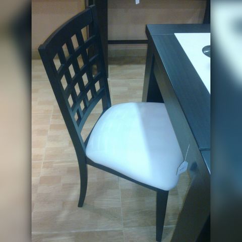 mesa sillas zaragoza madera blanco wengue mesa sillas zaragoza madera blanco wengue