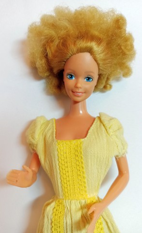 magic curl barbie 1981