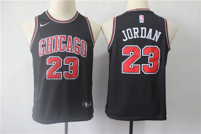 camiseta jordan bulls negra