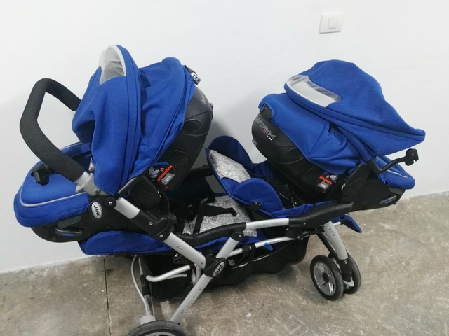 joov ya caboose muñecas cochecito juguete bebé tándem azul Para niños pequeños paraguas joov ya caboose muñecas cochecito juguete bebé tándem azul Para niños pequeños paraguas