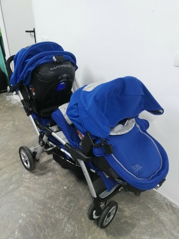 joov ya caboose muñecas cochecito juguete bebé tándem azul Para niños pequeños paraguas joov ya caboose muñecas cochecito juguete bebé tándem azul Para niños pequeños paraguas
