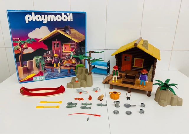 cabaña de playmobil