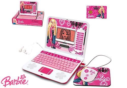 computador barbie para niña