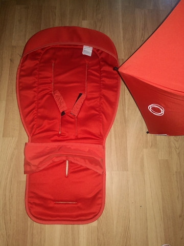 colchoneta silla ligera rojo mandarina colchoneta silla ligera rojo mandarina