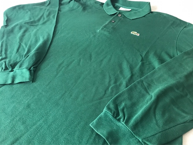 polo lacoste verde oscuro