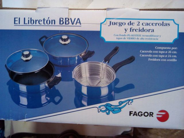 MIL ANUNCIOS.COM Bateria de cocina MIL ANUNCIOS.COM Juego 3 cacerolas con tapa bateria