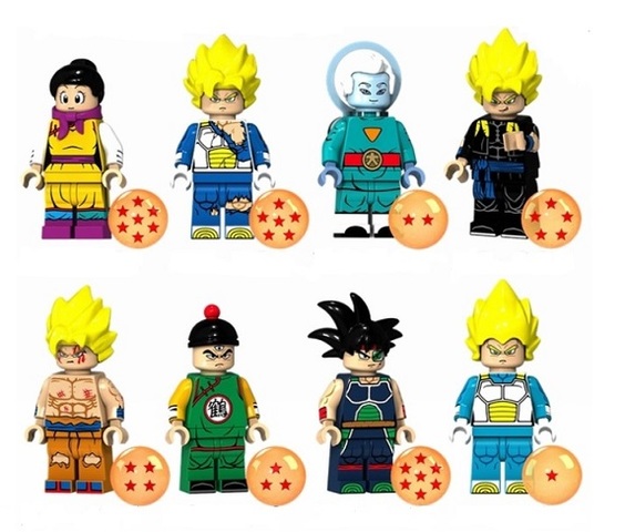 figuras lego dragon ball